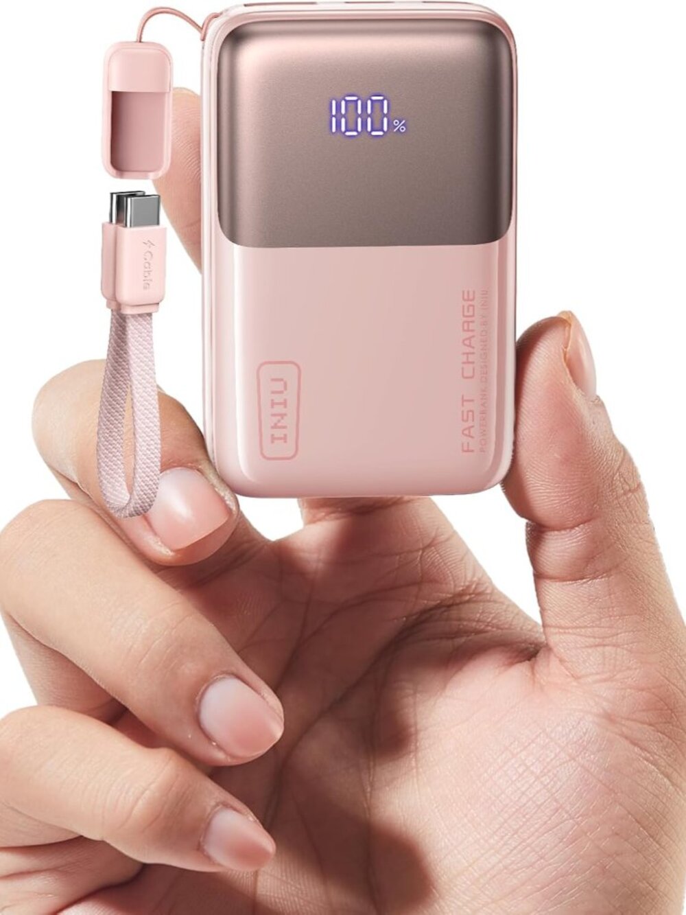 Portable Charger, Ultra Mini 10000mah 45w Fast Charging Power Bank, Usb C Batter